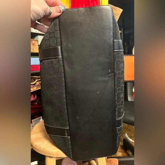 Worthington Classic Canvas & Leather Tote Bag EUC!​​​​ - Picture 5 of 12